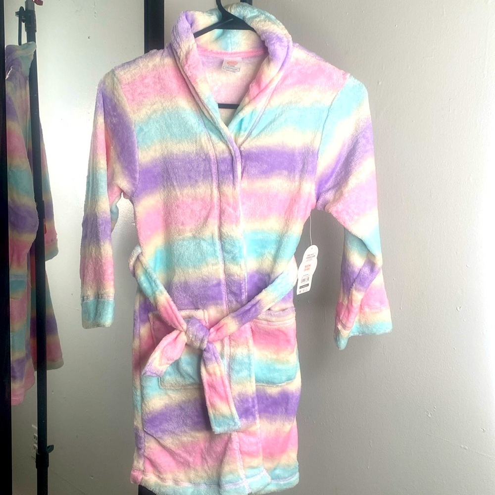 Wonder Nation Kids Pajama Robe - Multicolor